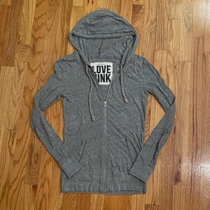 Victoria’s Secret PINK Grey Zip Hoodie